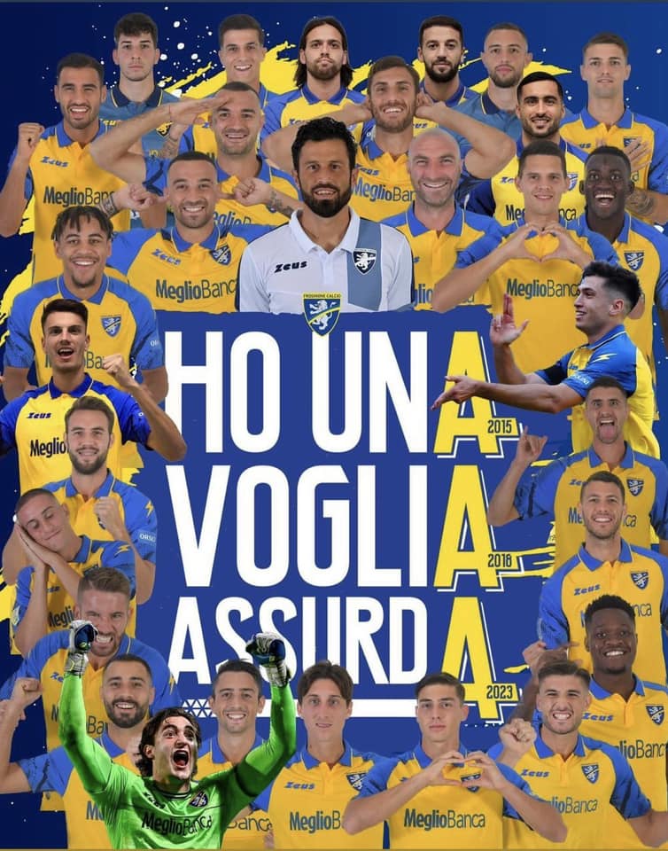 Congratulazioni al Frosinone Calcio per la splendida promozione in Serie A